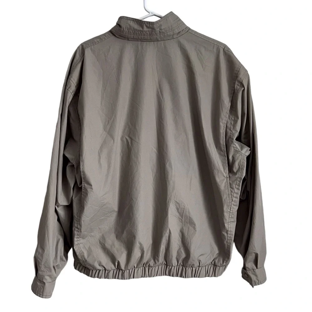 Members Only Vintage Mariner Tan Bomber Jacket Windbreaker Men’s Large - Picture 3 of 9